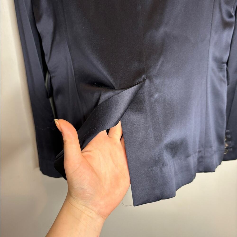 Nili Lotan Sophia Silk Blazer Jacket - Picture 9 of 10